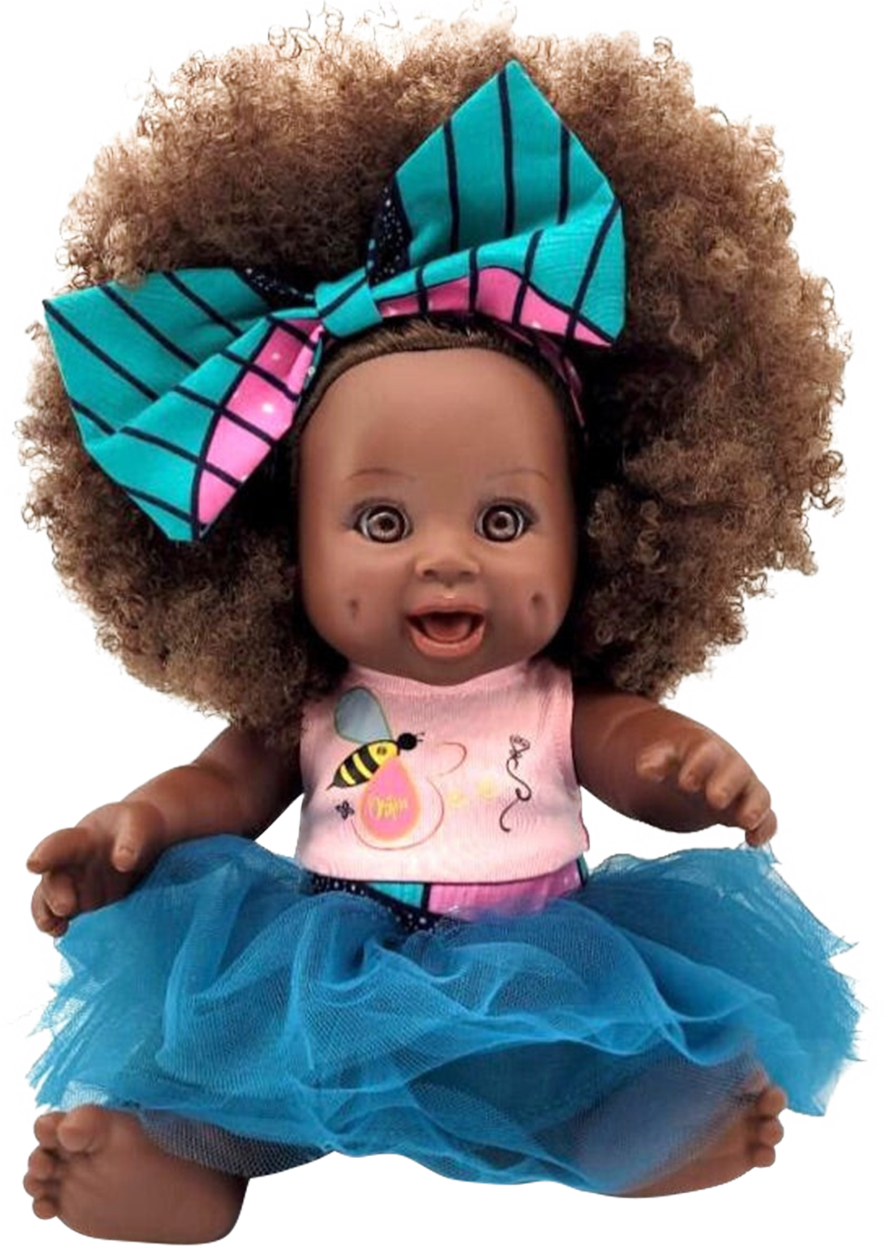 Curly online girl doll