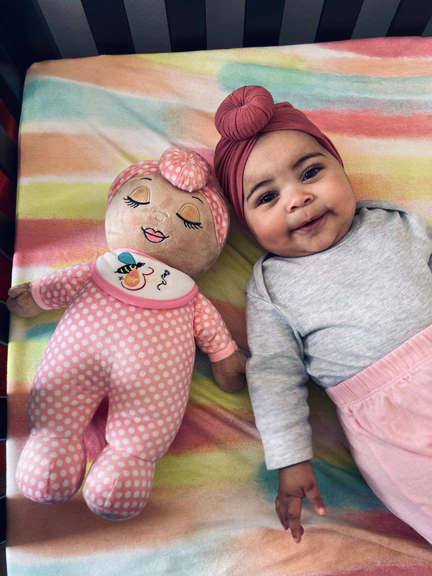 Nu'Bee Plush Baby Doll - Pink | Orijin Bees