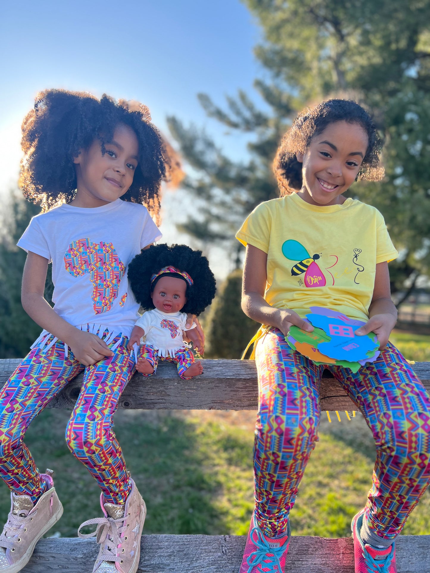 Breathable Kente Get Enough Print Leggings | Orijin Bees