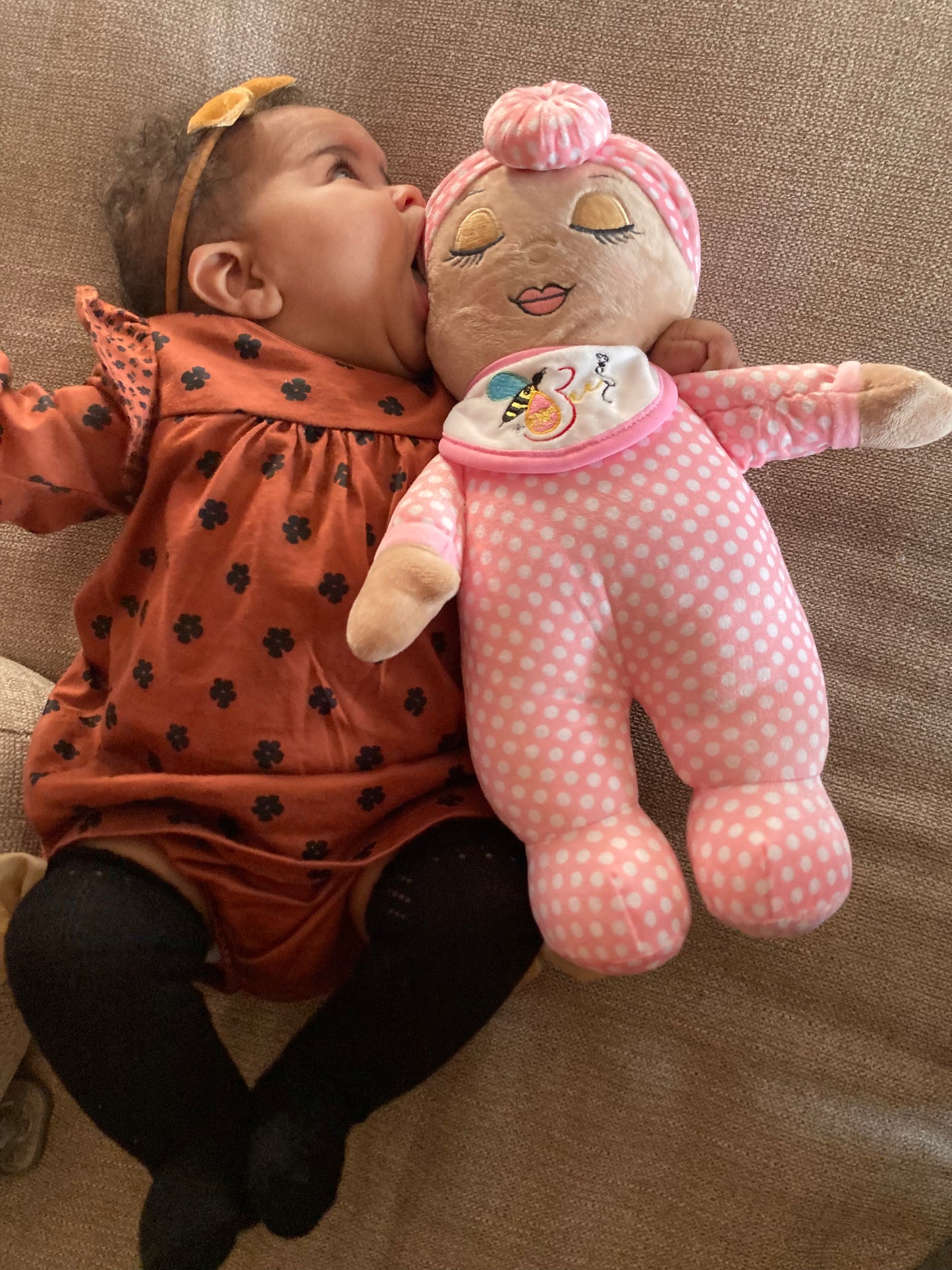Nu'Bee Plush Baby Doll - Pink | Orijin Bees