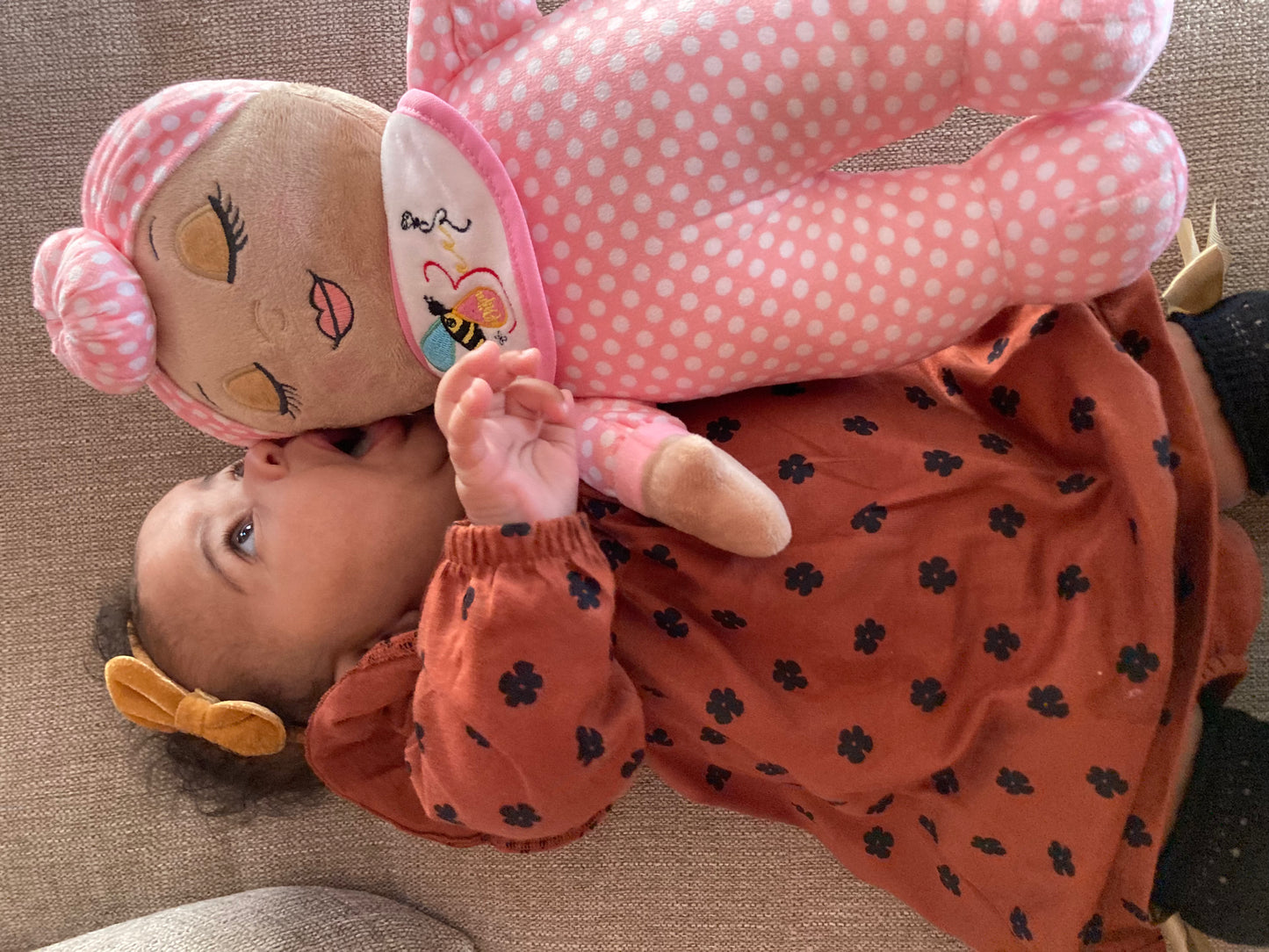 Nu'Bee Plush Baby Doll - Pink | Orijin Bees