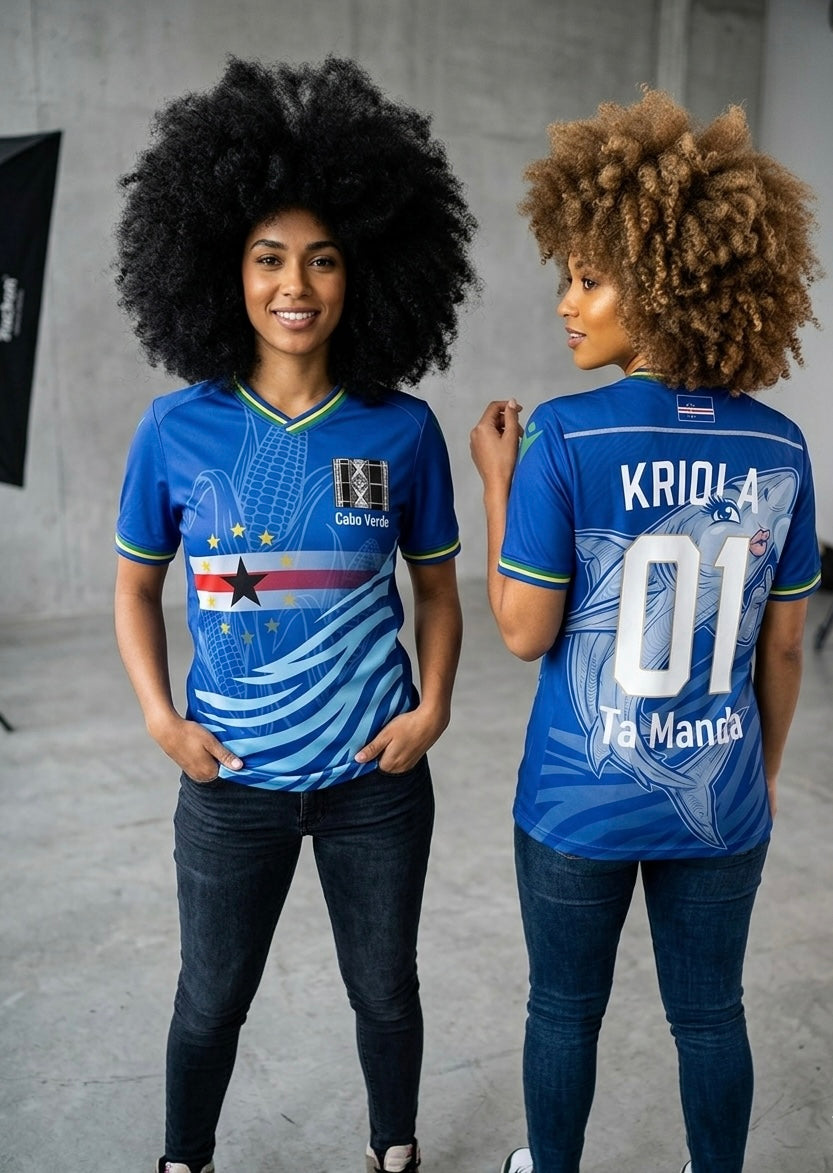 Exclusive Cabo Verde - Kriola Ta Manda Soccer Jersey