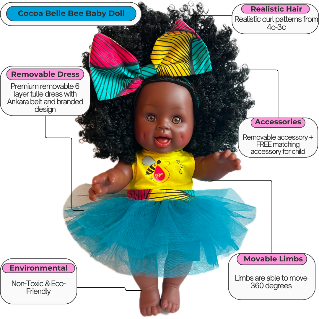 Cocoa Belle Bee Baby Doll