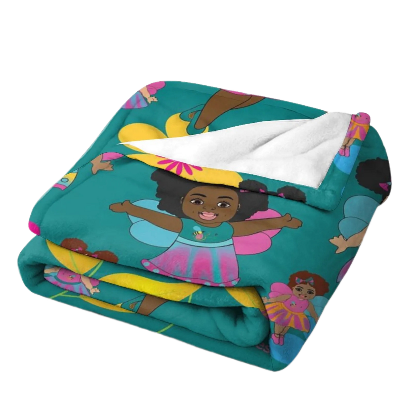 Cuddle Bees Plush Throw Blanket – Orijin Bees - Main Image