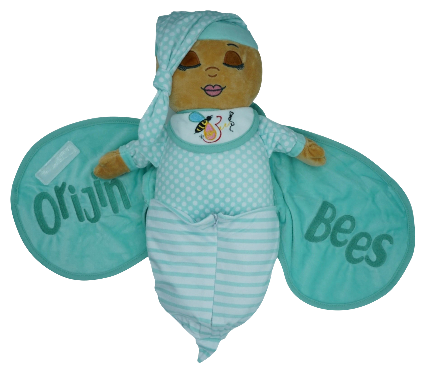 Nu'Bee Plush Baby Doll - Mint | Orijin Bees
