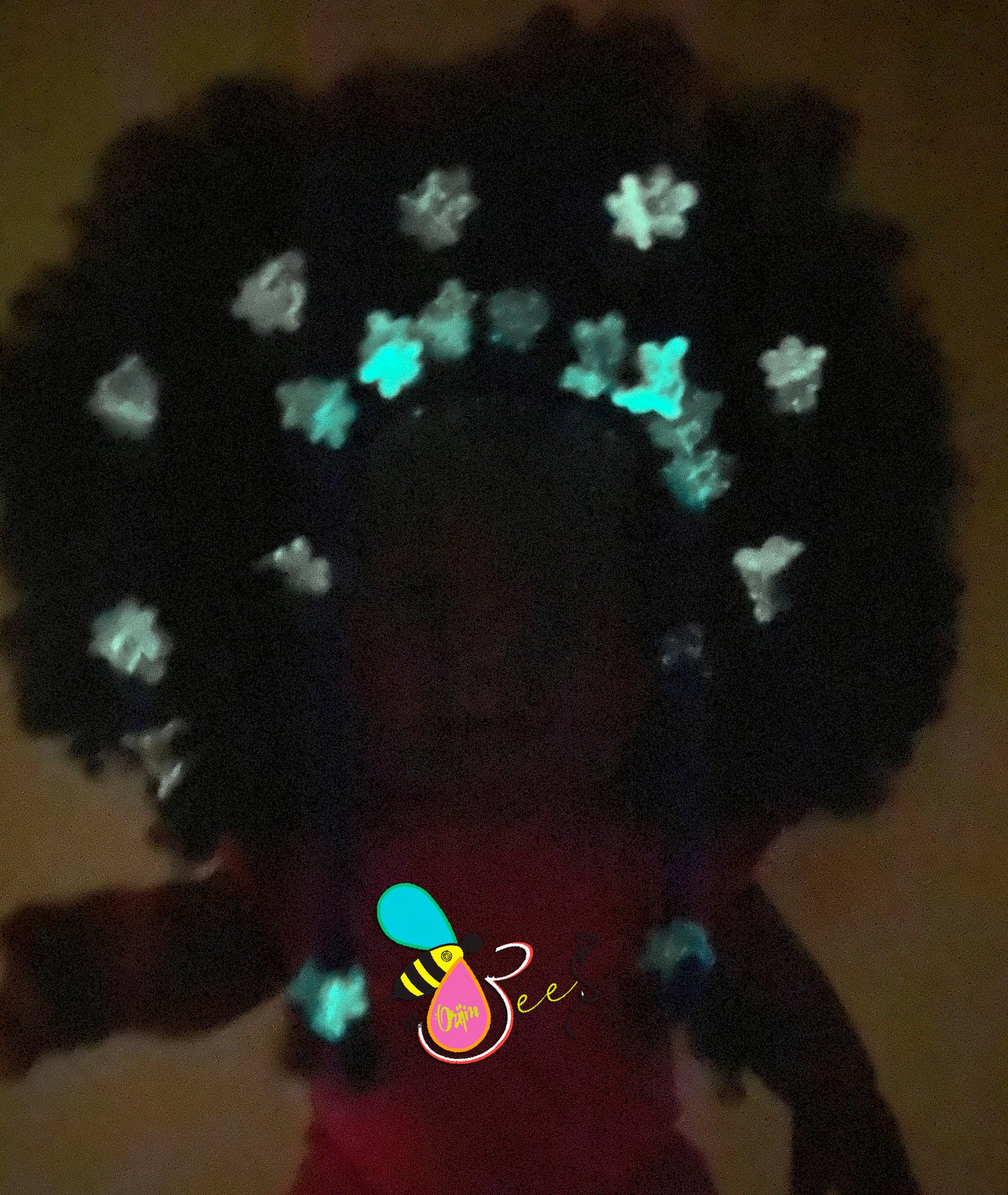 Flower Power Magic Clips!! Glow In The Dark! (doll sold separately)