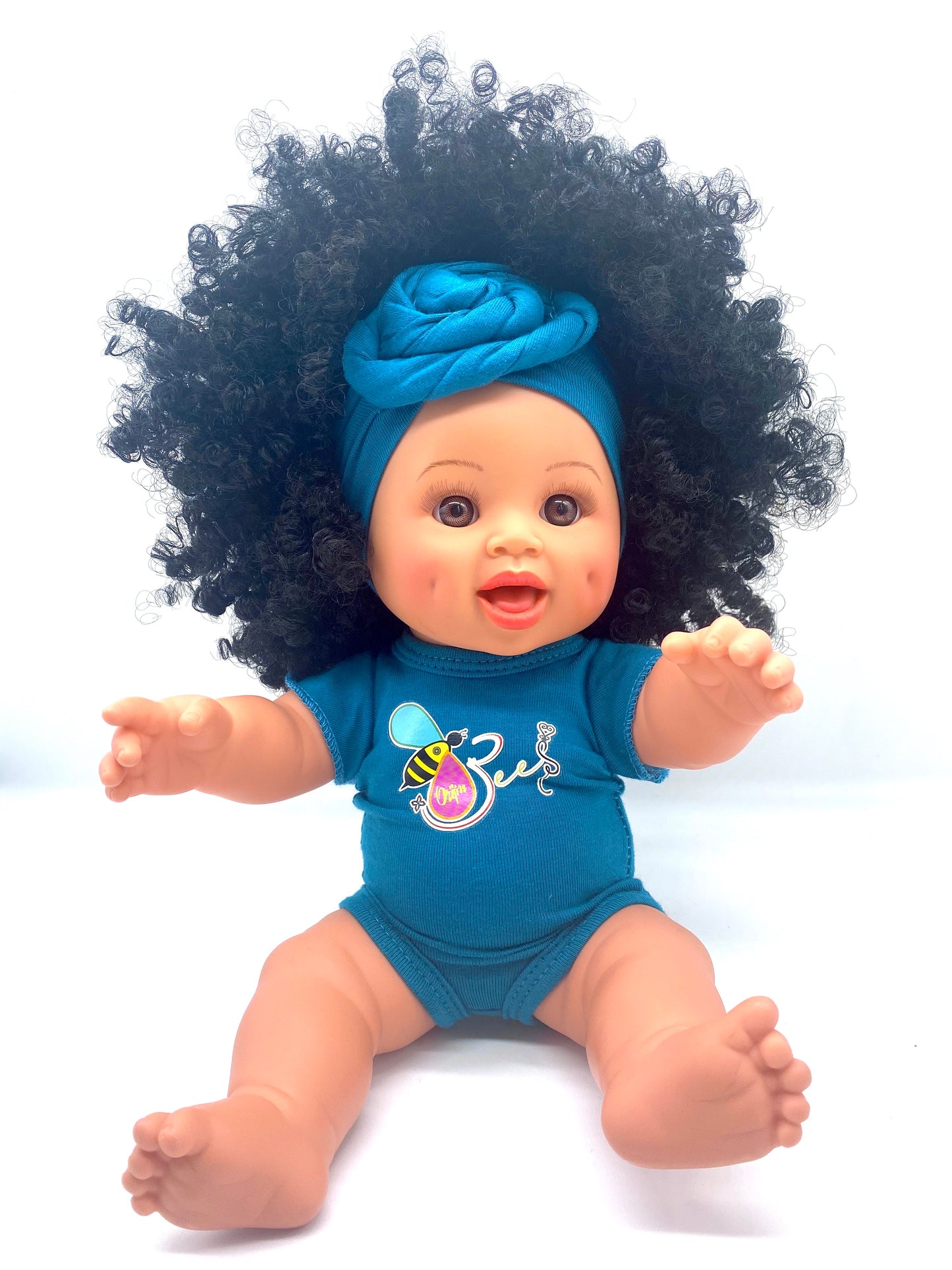 Romper & Turban Headband Set for Baby Bee Doll (doll sold separately) | Orijin Bees