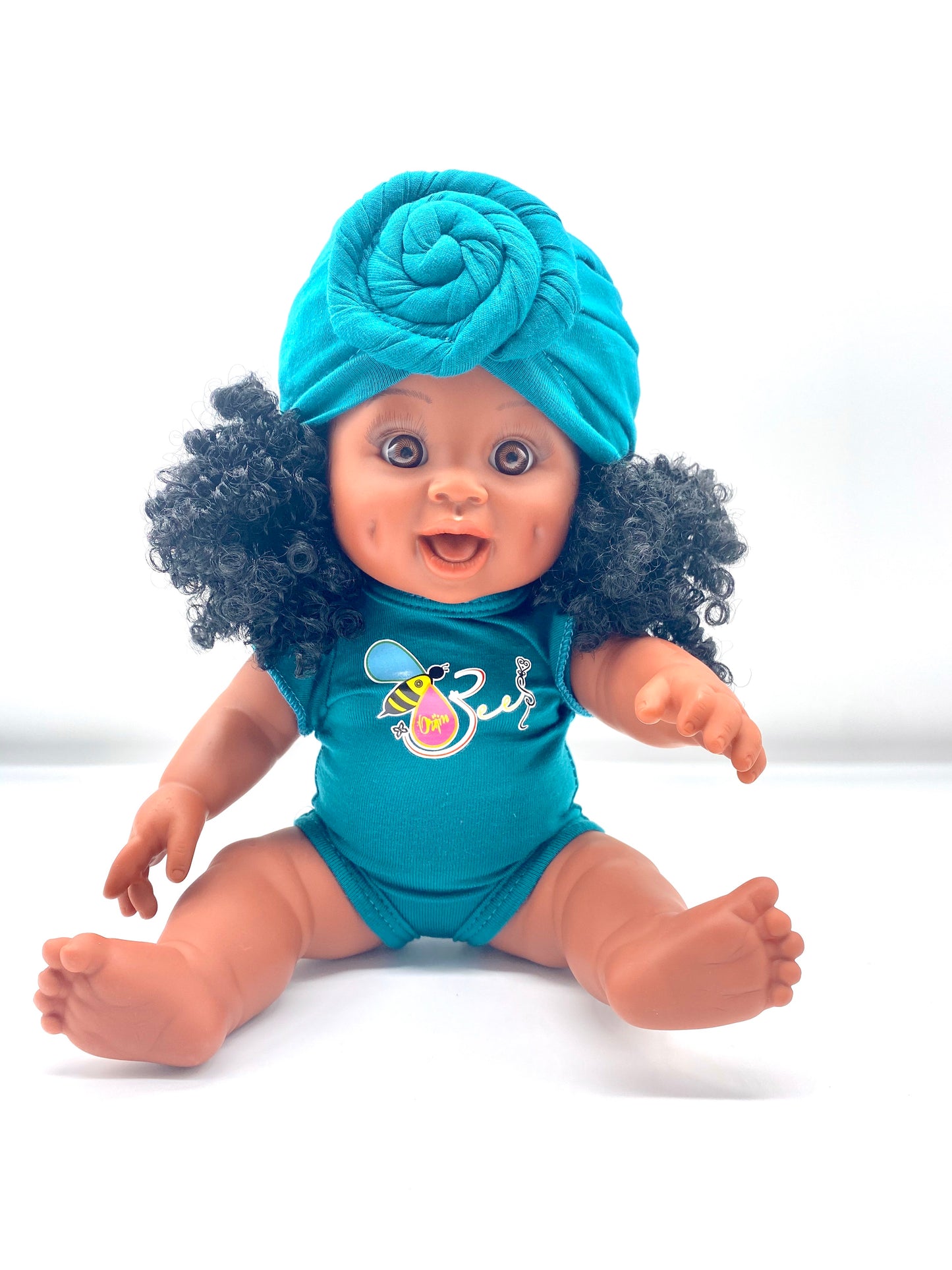 Romper & Turban Headband Set for Baby Bee Doll (doll sold separately) | Orijin Bees