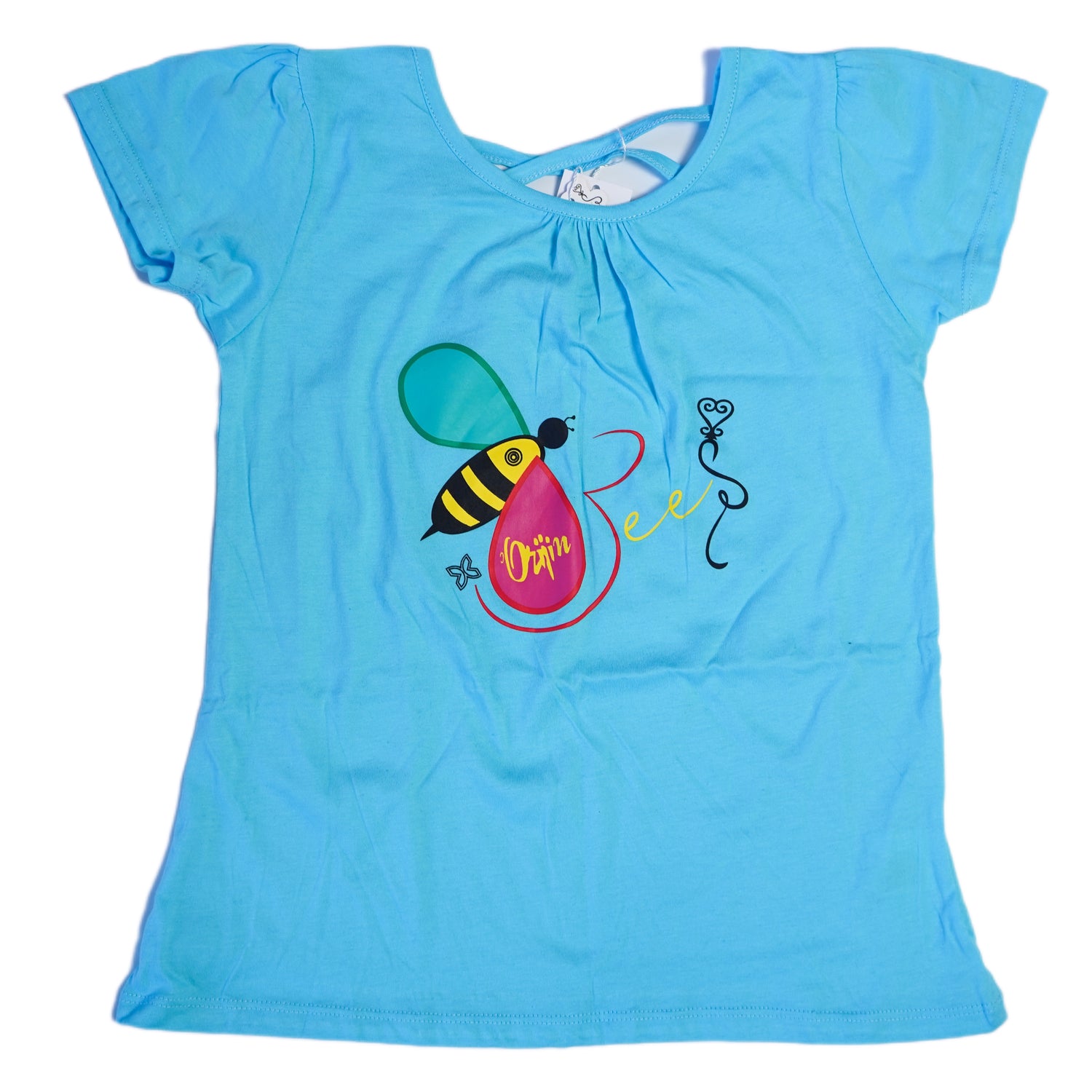 Cool in Blue Logo Tee | Kid's Logo Print T-Shirt | Kid's Logo Graphic Tee | Orijin Bees