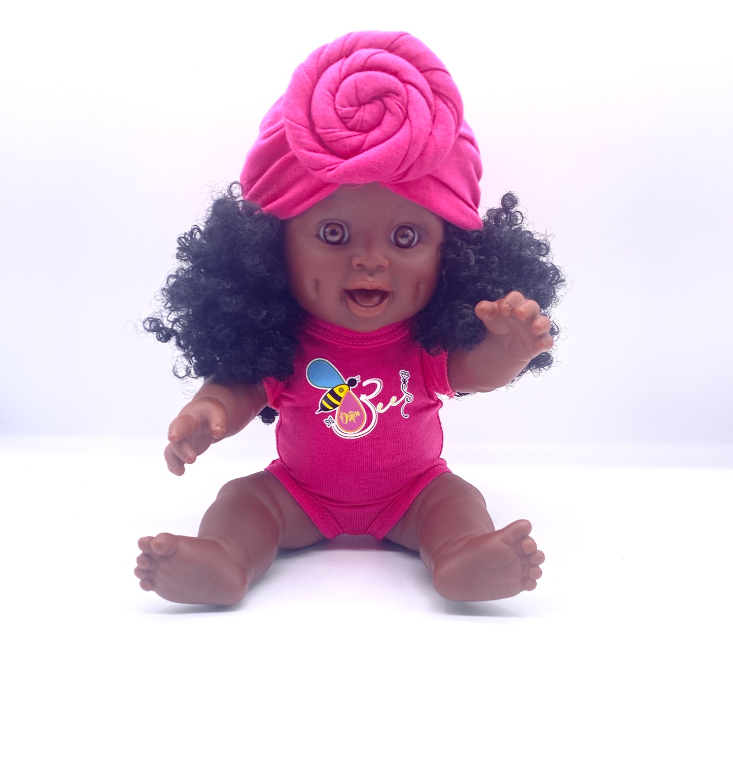 Romper & Turban Headband Set for Baby Bee Doll (doll sold separately) | Orijin Bees