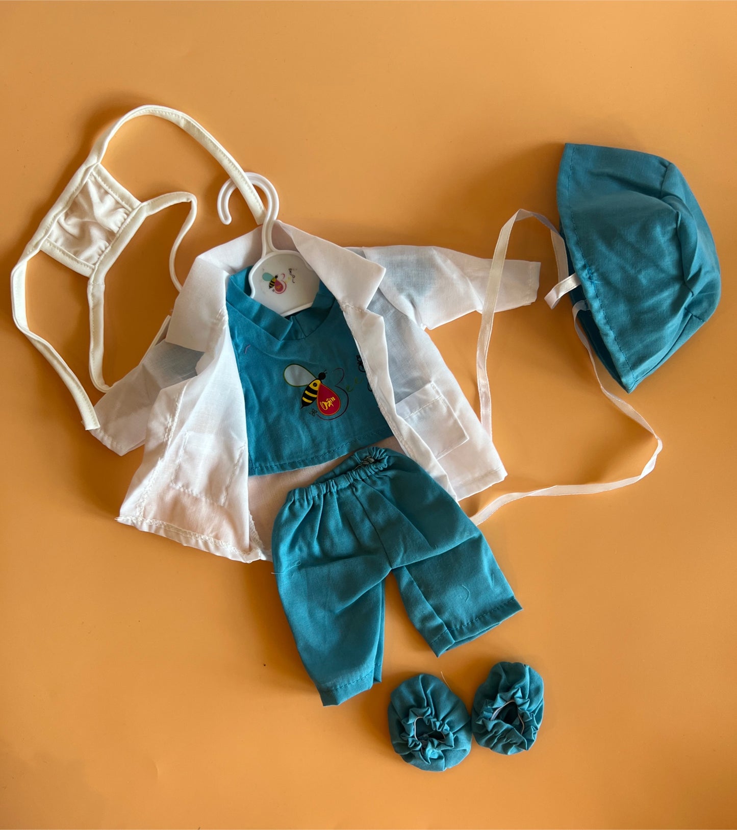 8 Piece Healthcare Hero Outfit (doll sold separately)